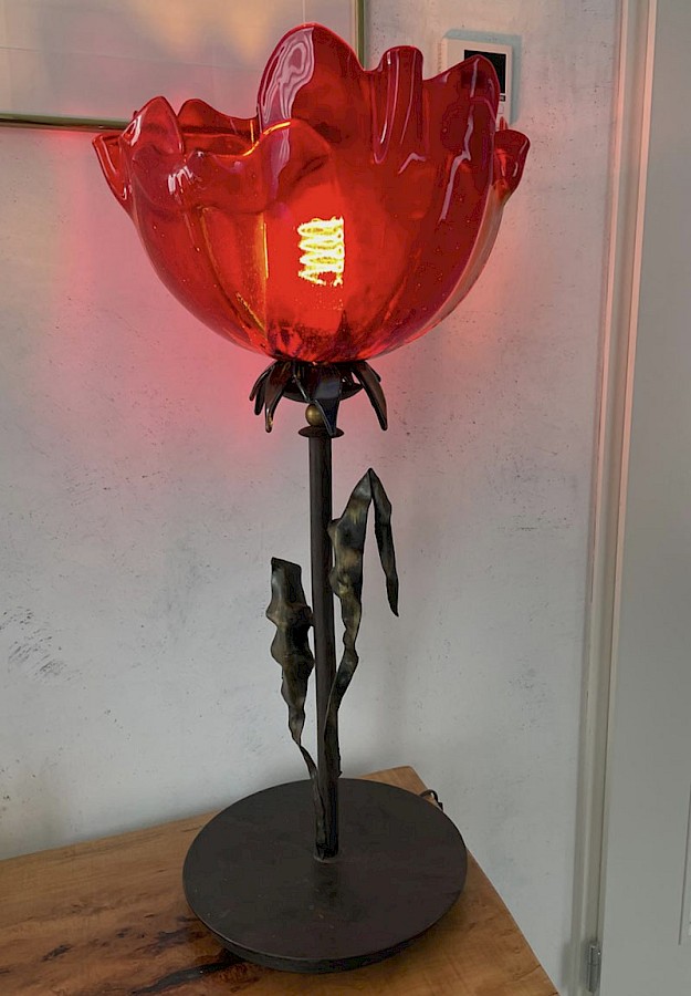 "Lamp in bloom"